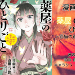 薬屋のひとりごと~猫猫の後宮謎解き手帳~　22の表紙画像（レビュー記事導入用）