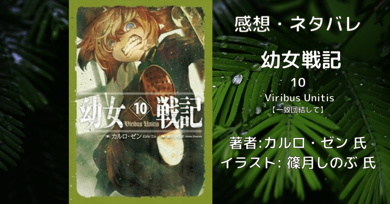 幼女戦記10の表紙画像（レビュー記事導入用）