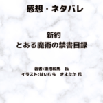 新約とある魔術の禁書目録indexの表紙画像（レビュー記事導入用）