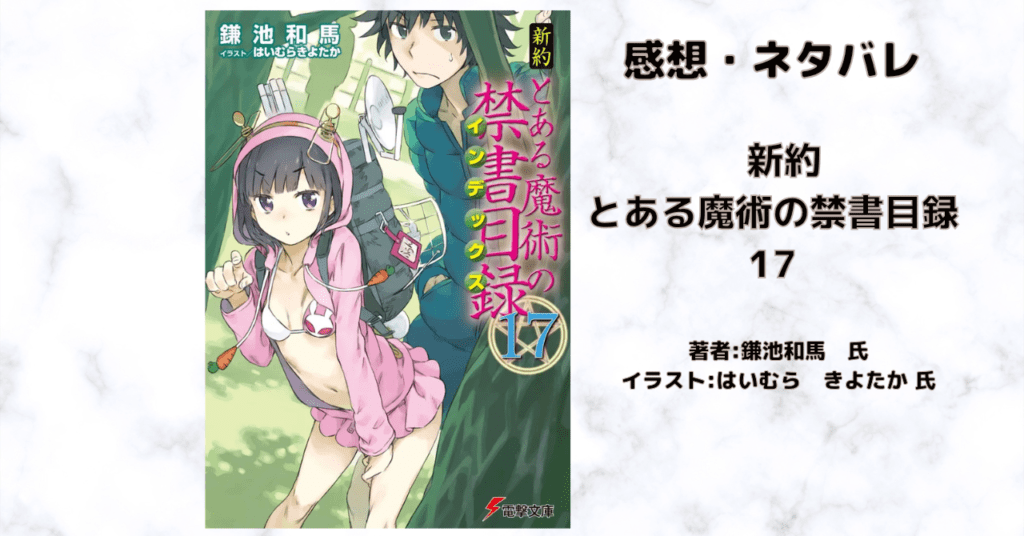 新約とある魔術の禁書目録 17の表紙画像(レビュー記事導入用)